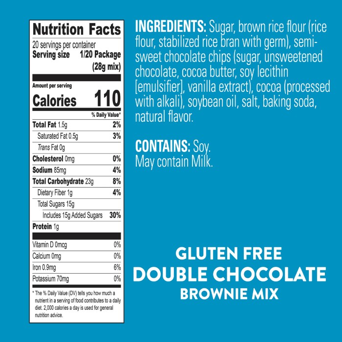 Gluten Free Double Chocolate Brownie