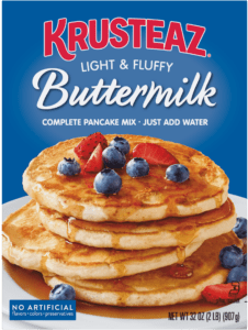 Box of Krusteaz Buttermilk Pancake Mix