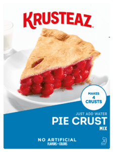 Box of Krusteaz Pie Crust Mix