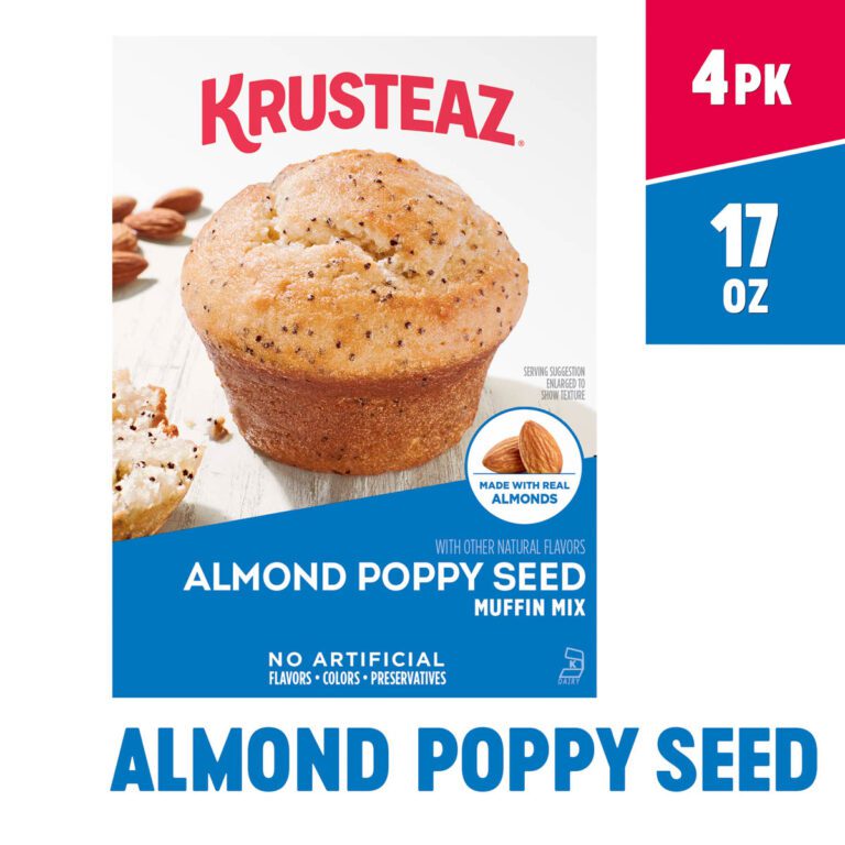 Almond Poppyseed Muffins - For The Love...