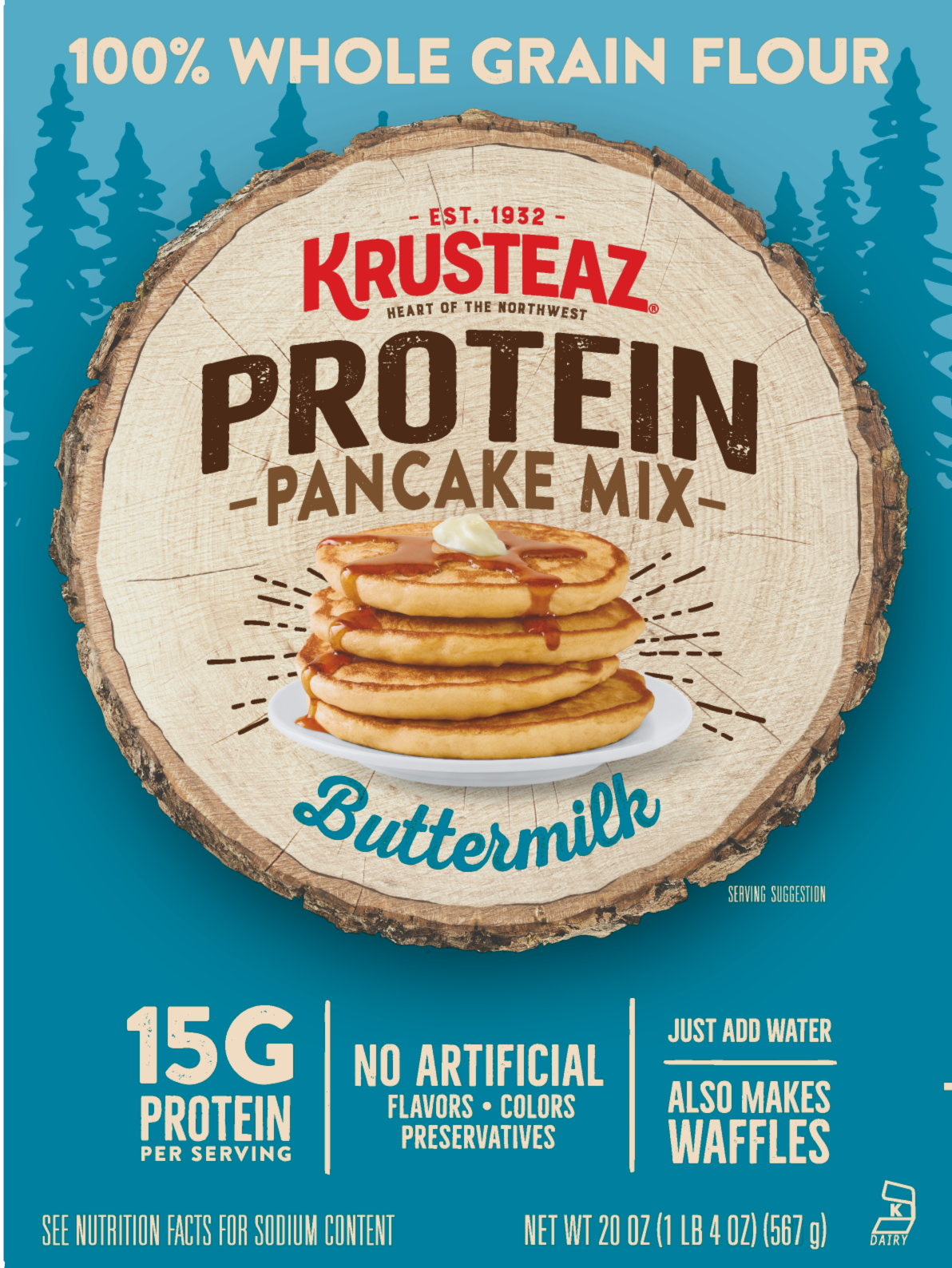 Buttermilk Protein Pancake | Krusteaz