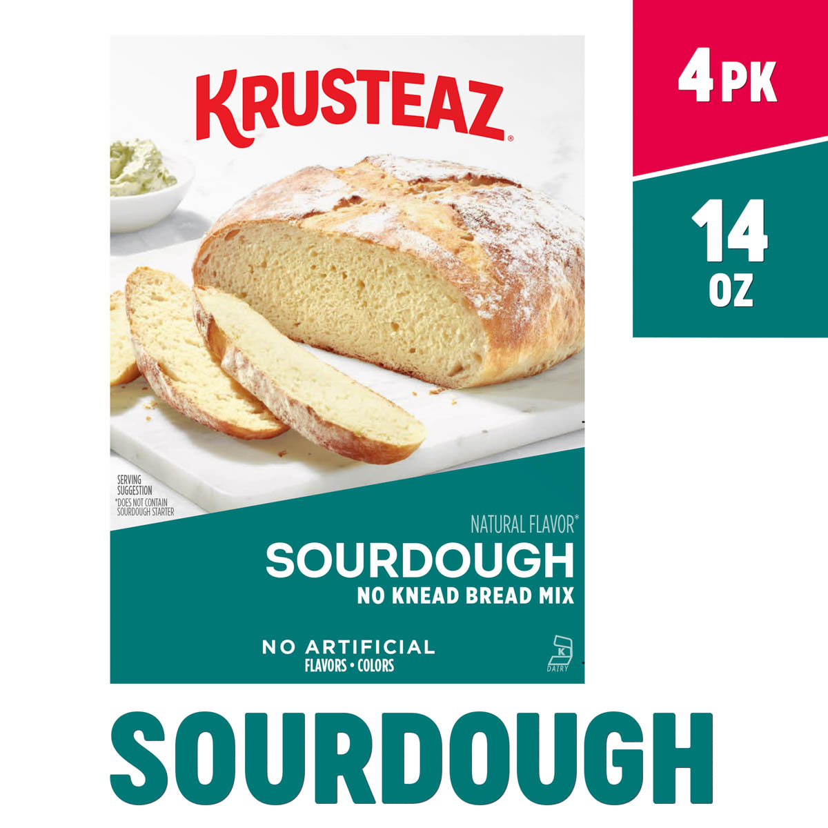 Sourdough No Knead Bread Mix Krusteaz