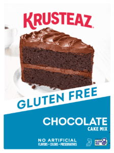 Box of Krusteaz Gluten Free Chocolate Cake Mix