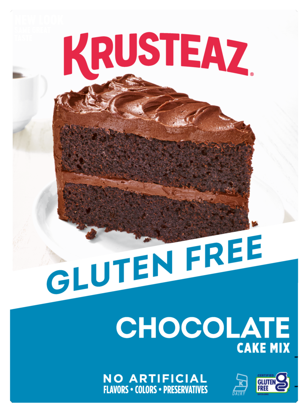 Box of Krusteaz Gluten Free Chocolate Cake Mix