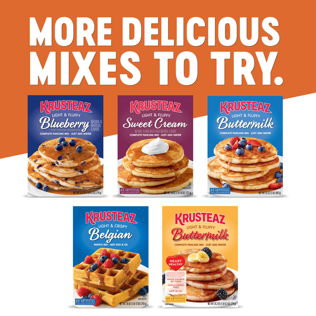 Cinnamon Churro Waffle Mix Krusteaz