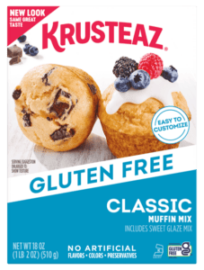 Box of Krusteaz Gluten Free Vanilla Muffin Mix Thumbnail
