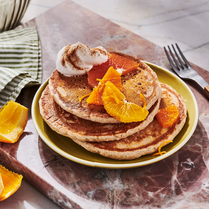 Cinnamon Orange Pancakes