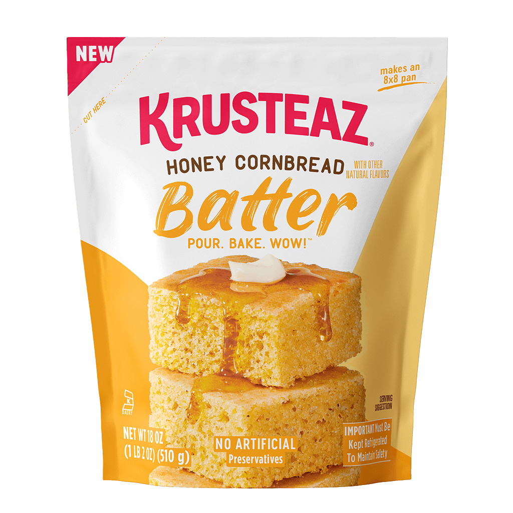 Krusteaz Honey Cornbread Batter packaging