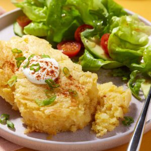 Krusteaz Cheesy Corn Casserole
