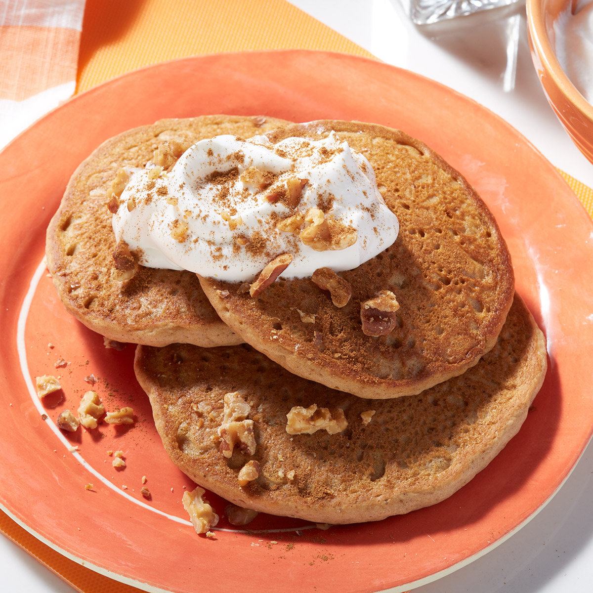 Krusteaz Pumpkin Spice Pancakes